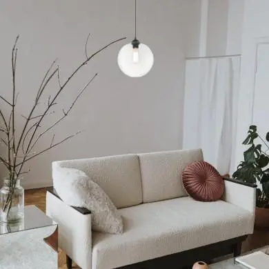 Suspension Clara Transparent 1 X E27 100W FARO 64128