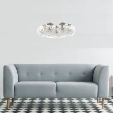 Suspension MAPA SAT Nickel E27 7x60W IDEAL LUX 176062