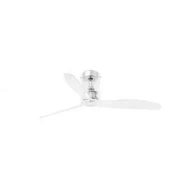 Ventilateur de plafond reconditionne Mini Tube 128cm Chromé Transparent FARO 33393