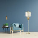 Lampadaire Trellis Argenté 1x100W E27