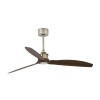 Ventilateur de Plafond Just Fan 128cm Laiton imitation Bois FARO 33398