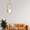 Suspension Boule Everley 40W G9 Laiton
