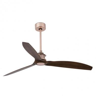 Ventilateur de Plafond Just Fan 128cm Cuivre Bois FARO 33399