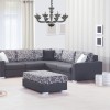Lustre Baroque en Verre CASANOVA Fumé 8x40W IDEAL LUX 95615