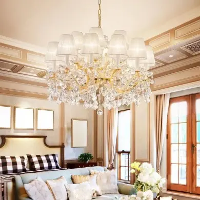 Lustre Doré MARIA LOUISE 18x40W E14 Or KOLARZ 3149.812+6.3.KoT