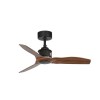 Ventilateur de Plafond Just Fan 81cm Noir imitation Bois FARO 33425