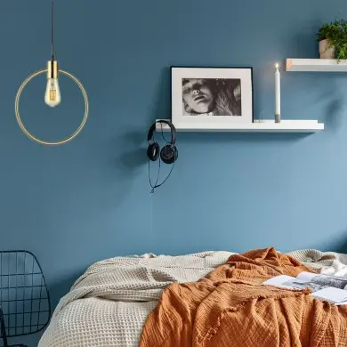 Suspension ABC Laiton antique E27 1x70W Rond IDEAL LUX 207841