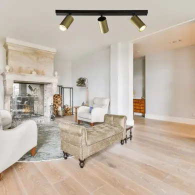 Plafonnier Doré Modrian 3x8W Or Noir ACB P3951380O