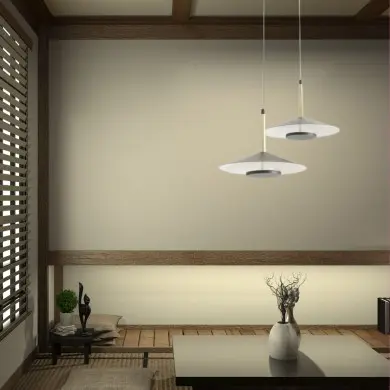 Plafonnier ORION Noir Laiton 16W MANTRA 7306