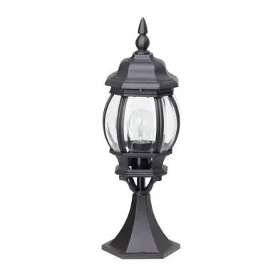 Borne extérieur ISTRIA noir 1x60W BRILLIANT 48684/06