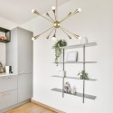 Lustre Jax 10x3W LED Laiton Bruni