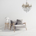 Lustre FLORIAN Or 6x40W Doré