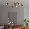 Plafonnier Marley Laiton fumé 5x35W GU10 TRIO LIGHTING 612400504