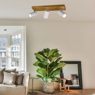 Plafonnier Marley Blanc mat 3x35W GU10 TRIO LIGHTING 812400331