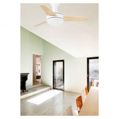 Ventilateur Plafond Mini Ufo 101cm Blanc Erable FAR_33454 33454 Ventilateur Plafond Mini Ufo 101cm Blanc Erable FARO 33454