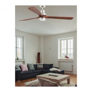 Ventilateur de Plafond Lantau 168cm Nickel Bois avec luminaire FAR_33463 33463 Ventilateur de Plafond Lantau 168cm Nickel Bois avec luminaire FARO 33463