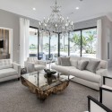 Lustre Pampilles Marie 18x40W E14 Chrome