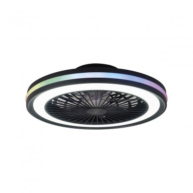 Ventilateur Plafond Sans Pales Gamer 46,6cm Noir MANTRA 8292