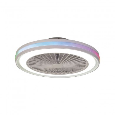 Ventilateur Plafond Sans Pales Gamer 46,6cm Blanc MANTRA 8291