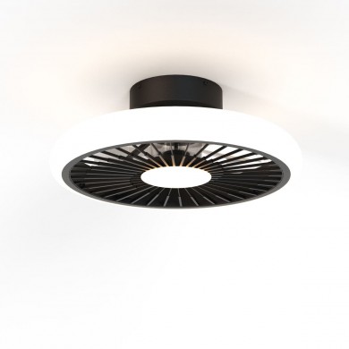 Ventilateur Plafond Sans Pales Turbo 51,2cm Noir MANTRA 8232