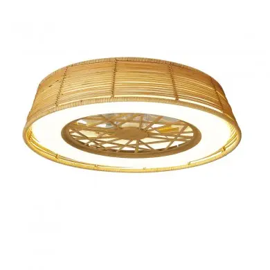 Ventilateur Plafond Sans Pales Indonesia Mini 56cm Rotin MAN_8225 8225 Ventilateur Plafond Sans Pales Indonesia Mini 56cm Rotin MANTRA 8225