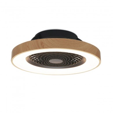 Ventilateur Plafond Sans Pales Tibet 65cm Noir Bois MANTRA 7127