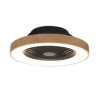 Ventilateur Plafond Sans Pales Tibet 65cm Noir Bois MANTRA 7127