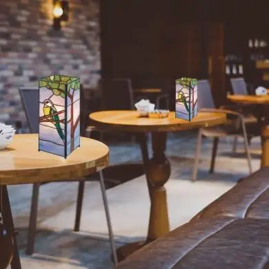 Lampe Tiffany OISEAU 1xE14 D11,5 MYTIFFANY Y586