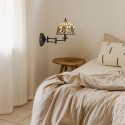 Applique Style Tiffany Hexa 1x40W E14 H34