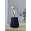 Lampe Brooke 1x40W E14 Noir Ambré MARKSLOJD 108416