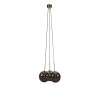 Suspension Dione 3x40W E14 Laiton Antique Fumé MARKSLOJD 108417