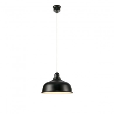 Suspension Port 1x40W E27 Noir 37,5cm MARKSLOJD 108426