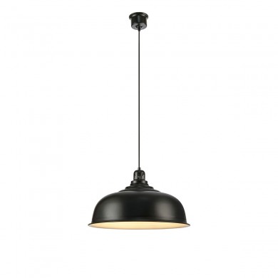 Suspension Port 1x40W E27 Noir 50cm MARKSLOJD 108427