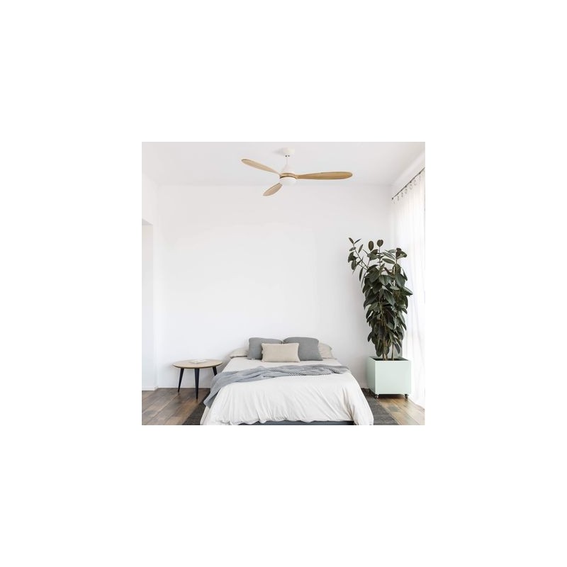 Ventilateur Plafond Blanc avec lumiere Poros 132cm FARO 33524