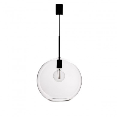 Suspension Patera 1x25W E27 Noir Transparent MARKSLOJD 108507