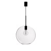 Suspension Patera 1x25W E27 Noir Transparent MARKSLOJD 108507