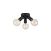 Plafonnier Mazzo 3x40W E27 Noir MARKSLOJD 108549