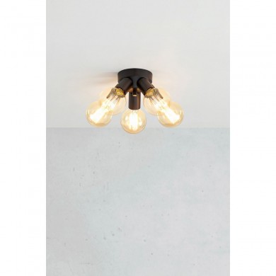 Plafonnier Mazzo 5x40W E27 Noir MARKSLOJD 108552