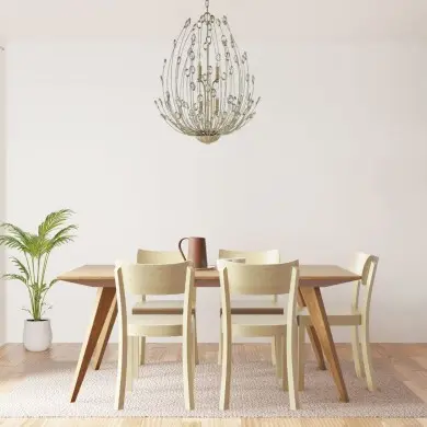 Lustre Tulah Argenté 4x60W E14 HINKLEY HK-TULAH4
