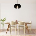 Suspension Rosa Del Desierto 1x15W E27 Noir H225-1675