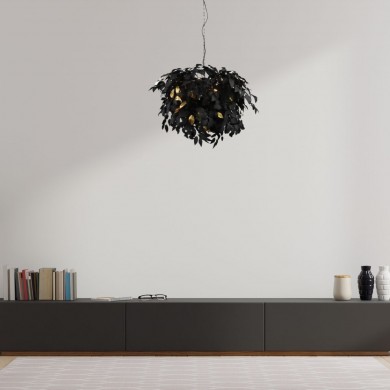 Suspension Leavy 4x28W E14 Noir Mat TRIO LIGHTING R10464032