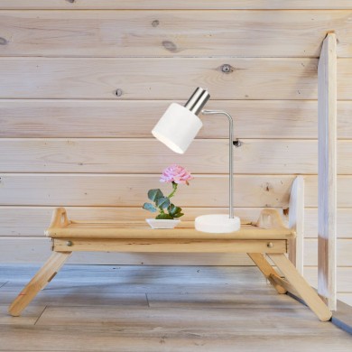 Lampe Adam 1x10W E14 Blanc Mat TRIO LIGHTING R51041031