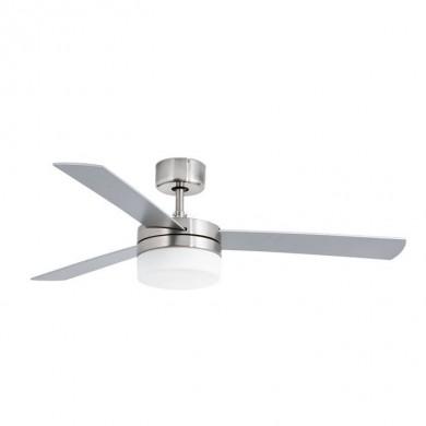 Ventilateur Plafond Faro Panay 122cm Nickel Acajou FARO 33608