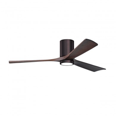 Ventilateur Plafond Irene 3HLK 152cm Bronze brossé Noyer ATLAS FAN IR3HLK-BB-WA-60