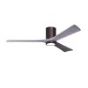 Ventilateur Plafond Irene 3HLK 152cm Bronze brossé Bois vieilli ATLAS FAN IR3HLK-BB-BW-60