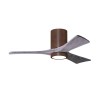 Ventilateur Plafond Irene 3HLK 107cm Noyer Bois vieilli ATLAS FAN IR3HLK-WN-BW-42