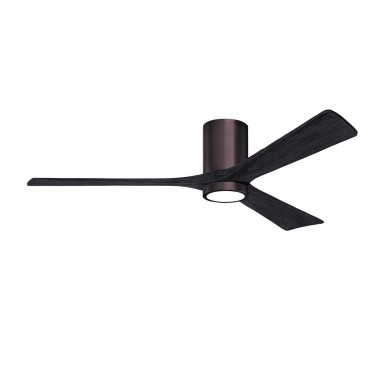 Ventilateur Plafond Irene 3HLK 152cm Bronze brossé Noir ATLAS FAN IR3HLK-BB-BK-60