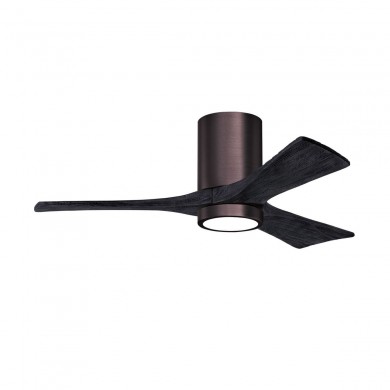 Ventilateur Plafond Irene 3HLK 107cm Bronze brossé Noir ATLAS FAN IR3HLK-BB-BK-42