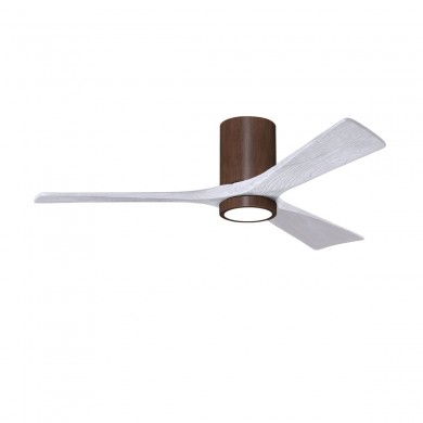 Ventilateur Plafond Irene 3HLK 132cm Noyer Blanc ATLAS FAN IR3HLK-WN-MWH-52