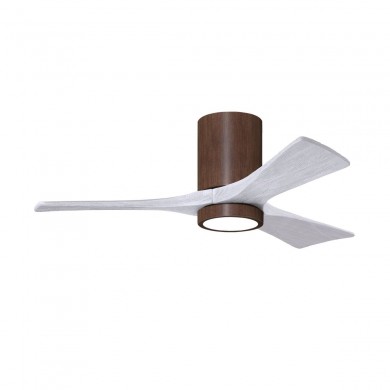 Ventilateur Plafond Irene 3HLK 107cm Noyer Blanc ATLAS FAN IR3HLK-WN-MWH-42